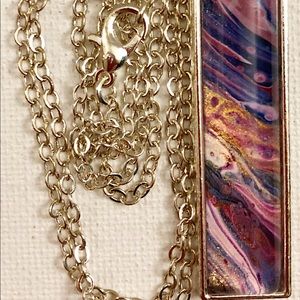 Acrylic Art Necklace